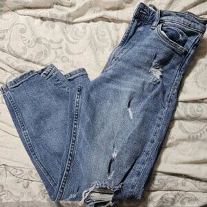 Dear John distressed straight leg jeans!